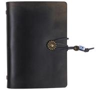 3Ud Cuaderno Negro De Cuero Oficina Con Hojas Cambiables Y Práctico