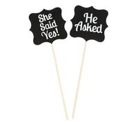 3Ud Letreros De Madera Para Bodas Con She Said Yes