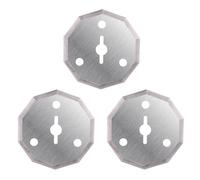 3uds Cuchillas para Tijeras Eléctricas Fanttik C8 Nan, 42mm Acero Herramientas con Alto Contenido de Carbono Cuchillas Repuesto para Cartón Papel Tela y Cuero