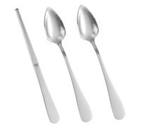 3uds Juego de Cucharas y Cuchillos Dentados para Pomelo, Utensilios Pomelo de Acero Inoxidable con Dentados para Cítricos Limón Kiwi Melón Lima Pitaya