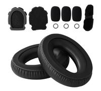 3uds Kit Protectores de Espuma para Micrófono con Filtro Antipop para Auriculares Bose Aviation X A10 A20, Incluye Almohadillas de Repuesto Juntas Tóricas Goma Almohadillas y Diadema (Negro)