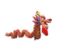 3UOOWWFA Lion Dance Dragon 3D Dragon Poi Dragon and Lion Dance Props 10 People Dragon Dance Folk Lion Dance Head Traditional Show