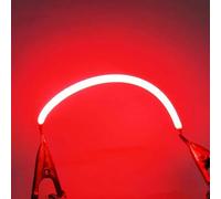 3V Filamento Flexible 38Mm 60Mm 80Mm 95Mm 130Mm 145Mm 185Mm 255Mm 300Mm 450Mm Filamento Led Bombilla De Filamento Led Diodo De Cuentas Accesorios De Luz (2 Piezas) 60Mm Filamento Suave-Luz Roja-3V