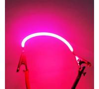 3V Filamento Flexible 38Mm 60Mm 80Mm 95Mm 130Mm 145Mm 185Mm 255Mm 300Mm 450Mm Filamento Led Bombilla De Filamento Led Diodo De Cuentas Accesorios De Luz (2 Piezas) 125Mm Filamento Flexible-Luz Rosa-3