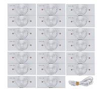 3V SMD Granos de la Lámpara, Lente Cóncava del Tablero de la Fibra de Vidrio, Alto Brillo y bajo Consumo de Energía, para la Reparación del LED TV (20 Piezas)