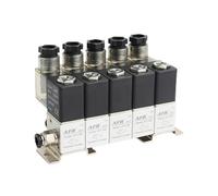 3V1-06 2/3 Normally closed pneumatic solenoid valve combination positive and negative pressure universal control suction cup(DC24V 4 in 4 out,4 combinations)