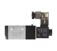 3V110-06 NO NC Solenoid Valve 3 Way Pneumatic Air Control Electric Gas Magnetic Alumium Body DC12V 24V AC 110V 220V(3V110-06 NO 10mm)
