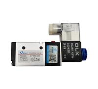 3V210-08 Electroválvula neumática eléctrica de 3 vías 2 posiciones de control aire gas válvula magnética 12 V 24 V 220 V bobina voltios empalmes para tubos flexibles (3V210 08 DC24 V, With 4 mm