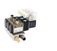 3V210-08-NO Normally Open Manifold Stations DC 12v 24v AC 110v 220v with Silencer Fitting 3 port 2 position solenoid valve(DC24V 4mm fittings,6 Stations)