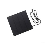 3W 12V Panel Solar Tipo-C para Cámara al aire libre Poder | Celdas de silicio policristalino, tamaño compacto de 145 x 145 mm, peso ligero de 102 g, se adapta a espacios reducidos