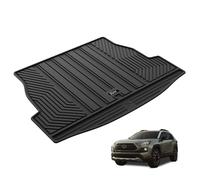 3W Alfombrilla Maletero de 3 Piezas para Toyota RAV4 XA50 2019-2025 2026,Thorex™ Alfombrillas Maletero de Coche para Todo Tipo de Clima para Toyota RAV4 Juego Completo de Maletero, Accesorios, Negro