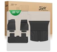 3W Alfombrillas de Coche para Tesla Model Y 2025 2026 Juniper,Incluyendo Alfombrilla de Maletero en Material Thorex™ Premium, Aptas para Todas las Estaciones, Antideslizantes e Impermeables,Accesorios