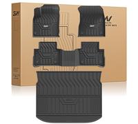 3W Alfombrillas de Coche y Maletero Compatible con Nissan Qashqai J12 2021-2025 2026(No Compatible con E-Power), Thorex™ Alfombrillas para Todo Tipo de Clima para Nissan la 1ª y 2ª Fila Juego Completo