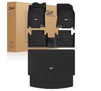 3W Alfombrillas de Coche y Maletero para Nissan X-Trail 2021-2025 2026 (No compatible con Sport), Thorex™ Alfombrillas para Todo Tipo de Clima para Nissan la 1ª y 2ª Fila Juego Completo, Admite Perros