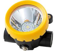 3W Caza led minería Faro, Ultra Brillante Recargable a Prueba de Agua minero luz de Seguridad con Cargador para Senderismo al Aire Libre/Camping/Pesca,Lámpara de minería de carbón con casco de segurid