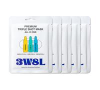 3W8L - Premium Triple Shot Mask All In One - 1pc (5ea) Set