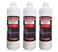 3x 1 Litro = 3 Litros CleanPrince libre de ácido Película de removedor de Cemento 1000 ml Cemento Quita Películas De Cemento libre de ácido Construcción Construcción De Mortero De Limpieza Limpiador