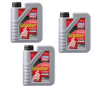 3x 1 Litro Liqui Moly 1053 Moto 2T Synth SCOOTER STREET RACE Aceite 2 Tiempos