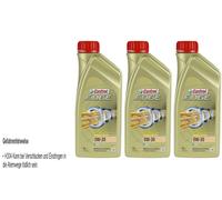 3X 1 Litro Original Castrol ACEITE MOTOR EDGE 0W-30 Aceite De Motor