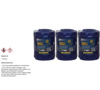 3x 10 Litro Mannol Anticongelante Fresco Tipo G13 + Avanzado -40°C Amarillo