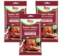 3x 10 Poliboy Sofort- Brillo Cuero Paños Húmedos Clever Cuidado Perfecto para