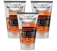 3x 100ml L'Oréal Men Expert Gel De Limpieza Hydra Energy Despertar Refrescante