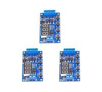 3X 12V 24V Luz LED Interruptor de Relé de Retardo de Tiempo de Retardo de Tiempo Digital Circuito de Doble Tubo Mos Módulo de Tablero de Control