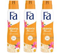 3x 150ml Fa Oriental Moments Desodorante Spray 48h Frena Bacterias 0% Sales