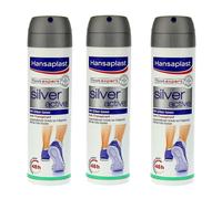 3x 150ml Hansaplast Foot Expert Plata Activo Anti Transpirant Aerosol 48h Pie