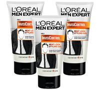 3x 150ml Loreal Men Expert Invisi Control Neat Aspecto Styling Gel Sin Residuos