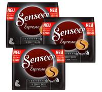 3X 16 Pads De Café Senseo Tipo Espresso Intenso Y Fuerte Molido Fino Fuerza 10