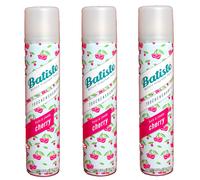 3x 200 Ml Batiste Champú Seco Fruity & Cheeky CHERRY Cabello Fresco