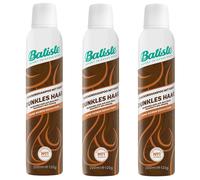 3x 200ml Batiste Champú Seco Para Cabello Oscuro DARK Cabello Fresco Retocado
