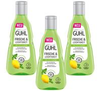 3X 250ML Guhl Frescura Y Ligereza Champú Antigrasa Con Melisa