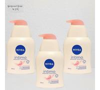 3x 250ml Nivea Intimo Gel De Ducha Sensible Dispensador Para El Área Íntima