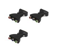 3X 3 RCA RGB Hembra una HD 15-Pin VGA Style Componente Vídeo Jack Adaptador Convertidor