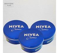 3x 400ml NIVEA Crema Cuidado Lata Mantiene Y Mima Cada Tipo de Piel Textura