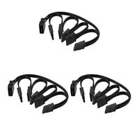 3X 4Pin IDE 1 una 5 SATA 15Pin Cable Divisor de Fuente AlimentacióN Disco Duro para DIY Sever PC 18AWG Energía
