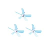 3X 5 Ventiladores de Techo Ventilador de Techo Silencioso de 500 mm con Ahorro de Energía y Gran Volumen con Interruptor para Dormitorio del