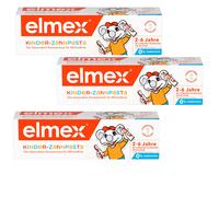 3x 50 ml Elmex Pasta Dental Infantil 2-6 Años Protección Anticaries