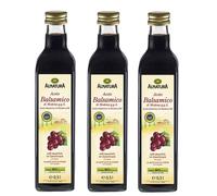 3X 500ML Alnatura Vinagre Balsámico De Módena g.g.A. Dulce Ácido 6% Ácido