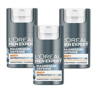 3x 50ml Loreal Men Expert Magnesium Defense Sensible Crema Hidratante 24h