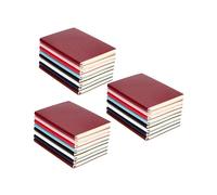 3X 6 Color Random Soft Cover PU Leather Notebook Writing Journal 100 Page Lined Diary Book