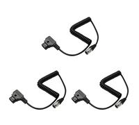 3X 688 633 Zoom F8 Power Cable DTAP to Hirose 4 Pin Male Plug Spring W