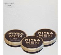 3x 75ml Nivea Men Crema para Cara, Cuerpo Y Manos Normal & Piel Seca