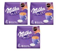 6x 8 Pads De Chocolate Milka Senseo Sin Café Para Soporte Doble Disfrute