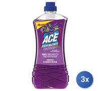3x Ace Suelos 1000 Ml. Sin Lejía Lavanda