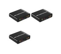 3X Adaptador ARC Compatible con , con Convertidor de Audio Digital Óptico TOSLINK SPDIF/Coaxial y Analógico de 3,5 mm, HD ARC A RCA