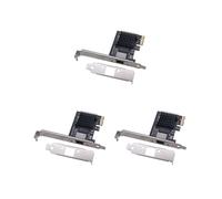 3X Adaptador de Red RJ45 100/1000M/2.5G RJ45 RTL8125BG Chipset PCIe PCI Express Tarjeta Lan de Red