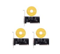 3X Adaptador de Tarjeta de ExpansiÓN Pci 25Pin Paralela Lpt Pci A Paralelo Db25 Impresora Tarjeta Controladora de Puerto
